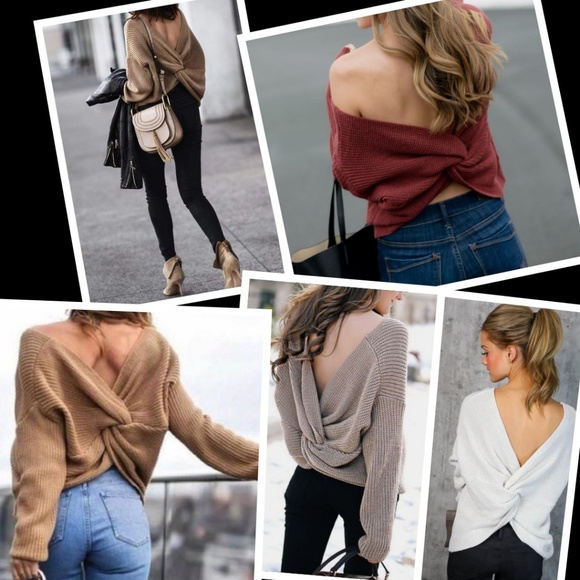 Back knot sweater - Picture 6 of 6